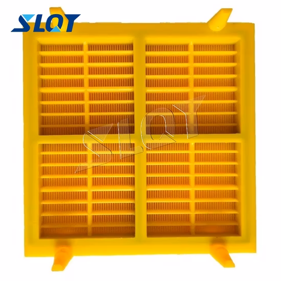 L305mm X W305mm 0.1mm Aperture Modular Dewatering Screen Polyurethane Sand Panel