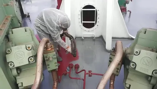 China High Quality Spray Polyurea Coatings Applicationon Industrial Pavement 