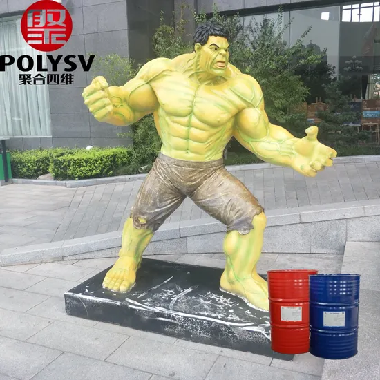 100% Solid Rigid Hot Spray Polyurea Coating for Foam Sculpture 